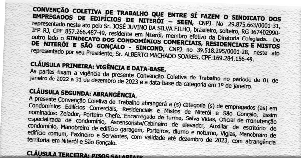 Reajustado em 10,182% o salário dos funcionários de Condomínios de Niterói e São Gonçalo