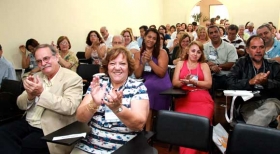 Síndicos aplaudem palestrantes