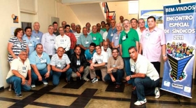 Grupo de síndicos participante do evento